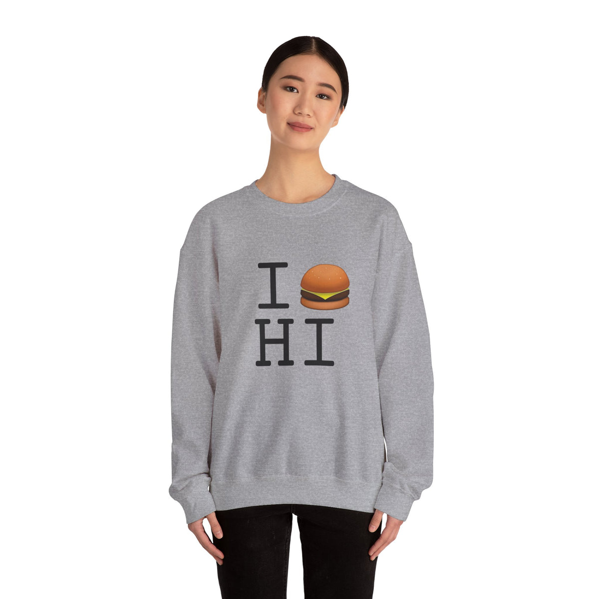 "I Cheeseburger Hawaii" Sweatshirt