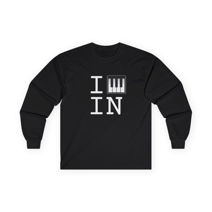 "I Piano Indiana" Long Sleeve Shirt