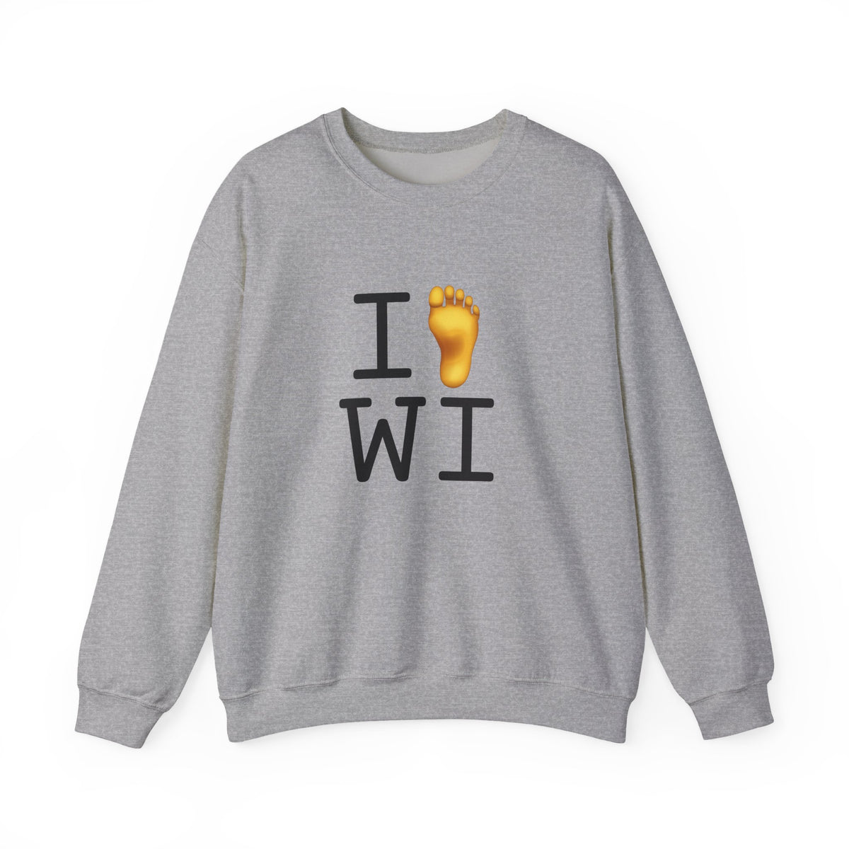 "I Foot Wisconsin" Sweatshirt