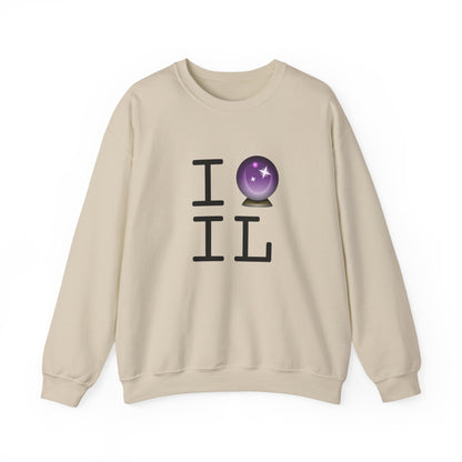 "I Predict the Future (Crystal Ball) of Illinois" Sweatshirt