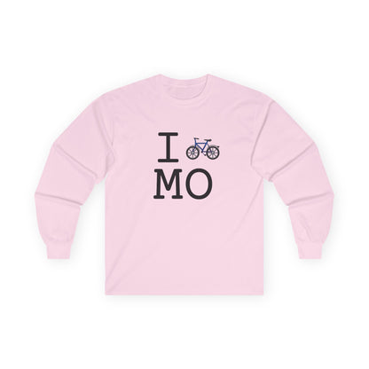 "I Bicycle Missouri" Long Sleeve Shirt