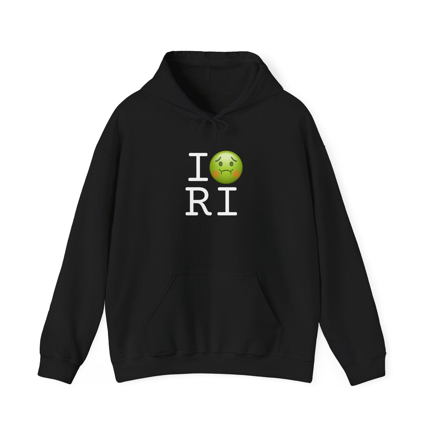 "I'm Nauseous about Rhode Island" Hoodie