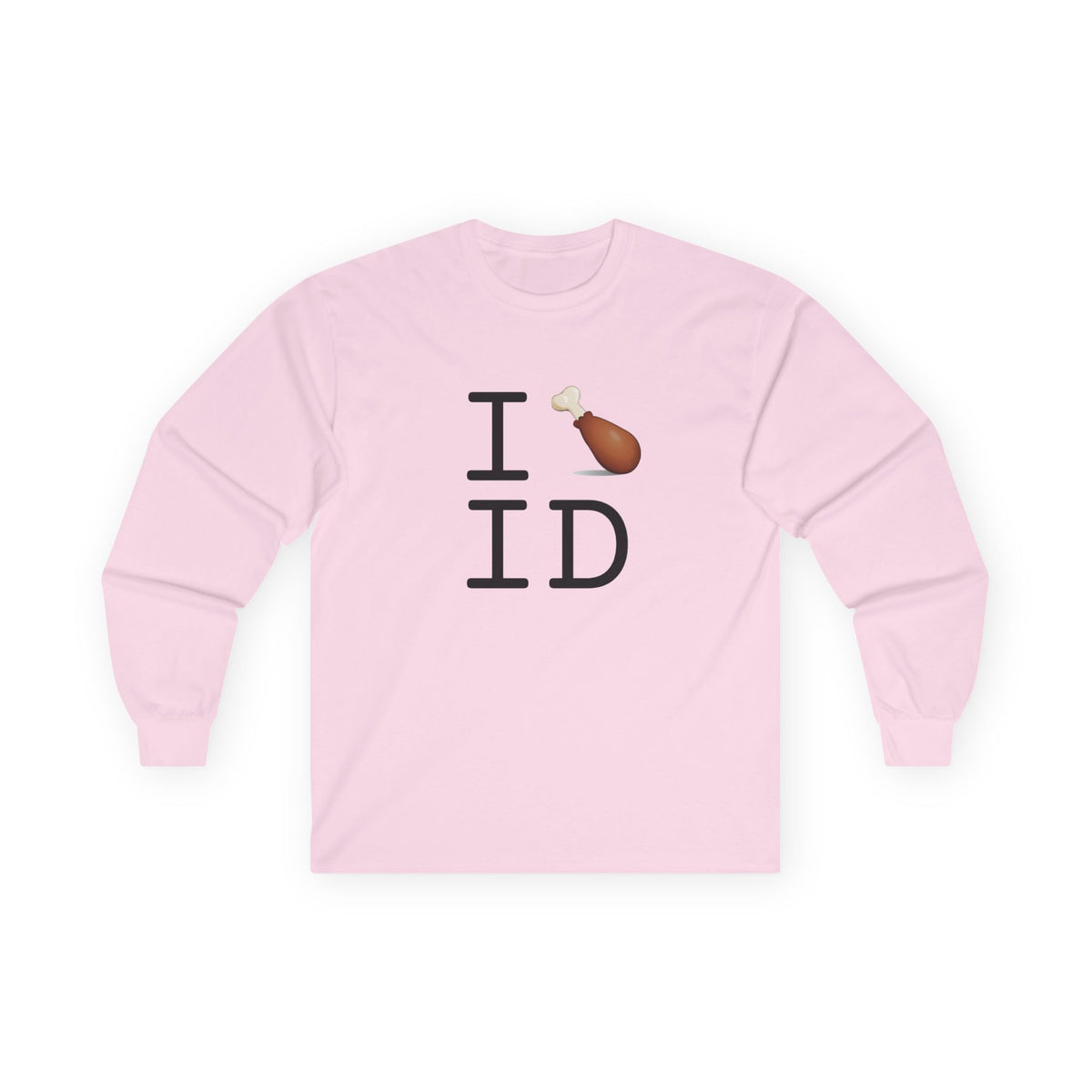 "I Chicken Drumstick Idaho" Long Sleeve Shirt