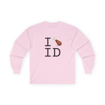 "I Chicken Drumstick Idaho" Long Sleeve Shirt