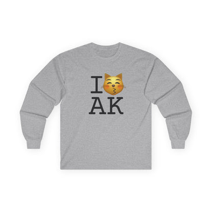 "I'm a Kissing Cat toward Alaska" Long Sleeve Shirt