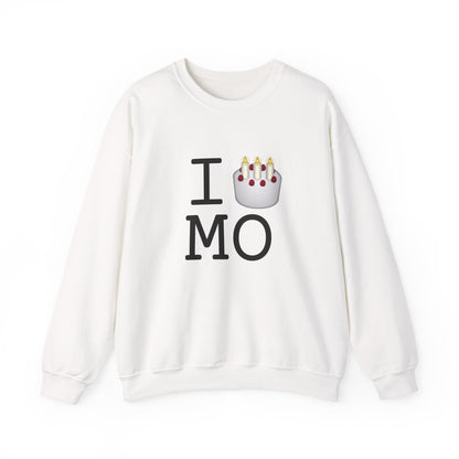 "I Birthday Cake Missouri" Sweatshirt