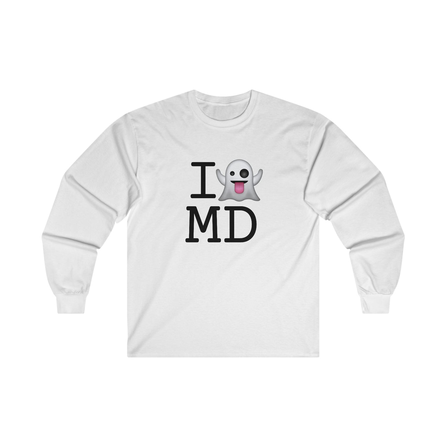 "I'm Ghosting Maryland" Long Sleeve Shirt