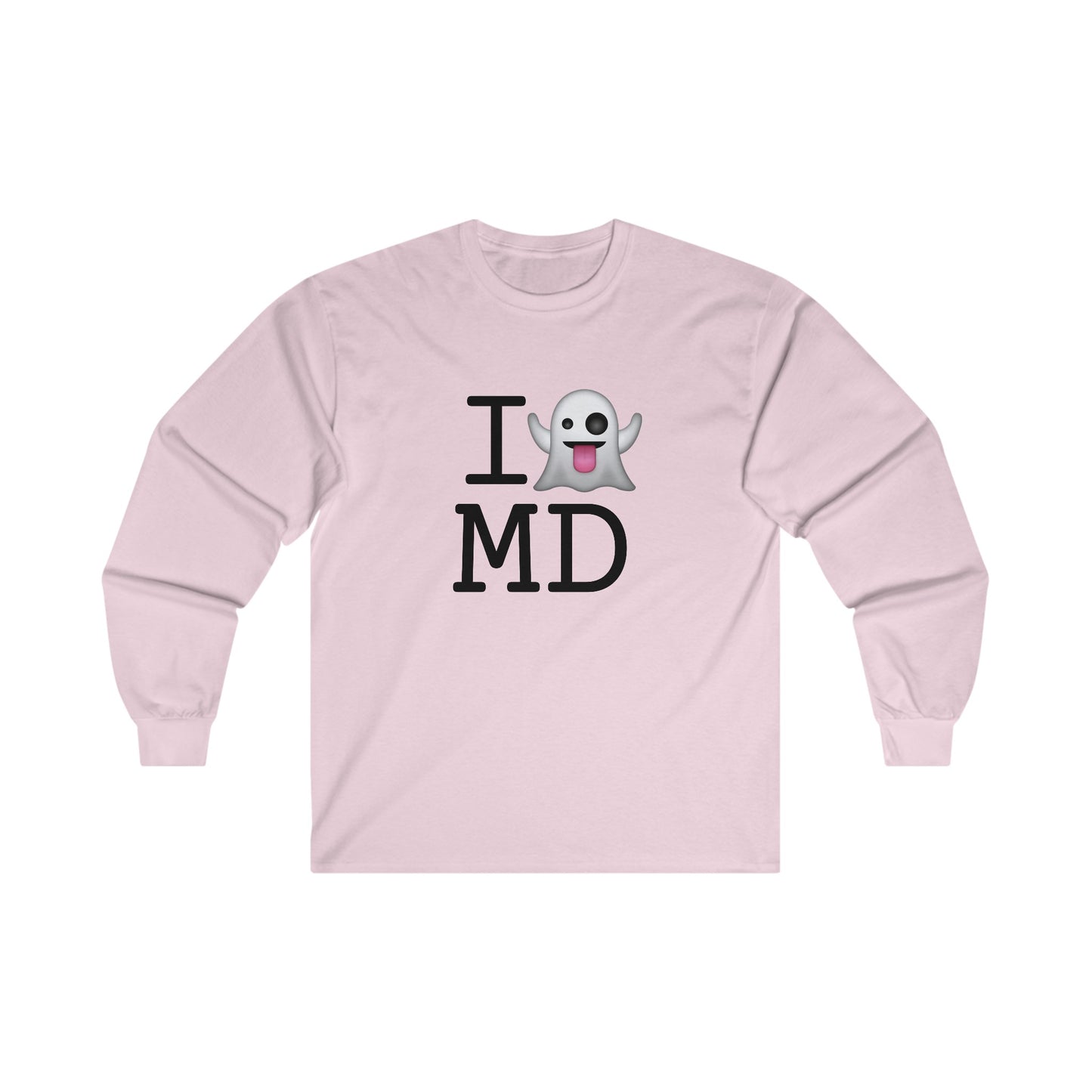 "I'm Ghosting Maryland" Long Sleeve Shirt