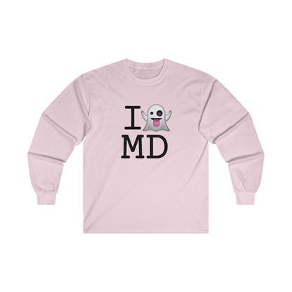 "I'm Ghosting Maryland" Long Sleeve Shirt