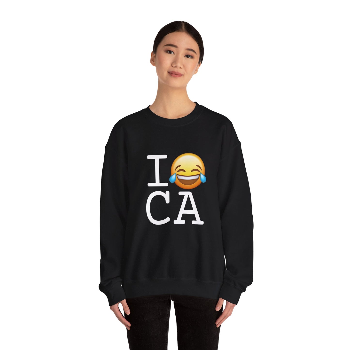 "I'm Laughing at California" Sweatshirt