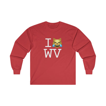 "I'm Laughing like a Cat at West Virginia" Long Sleeve Shirt