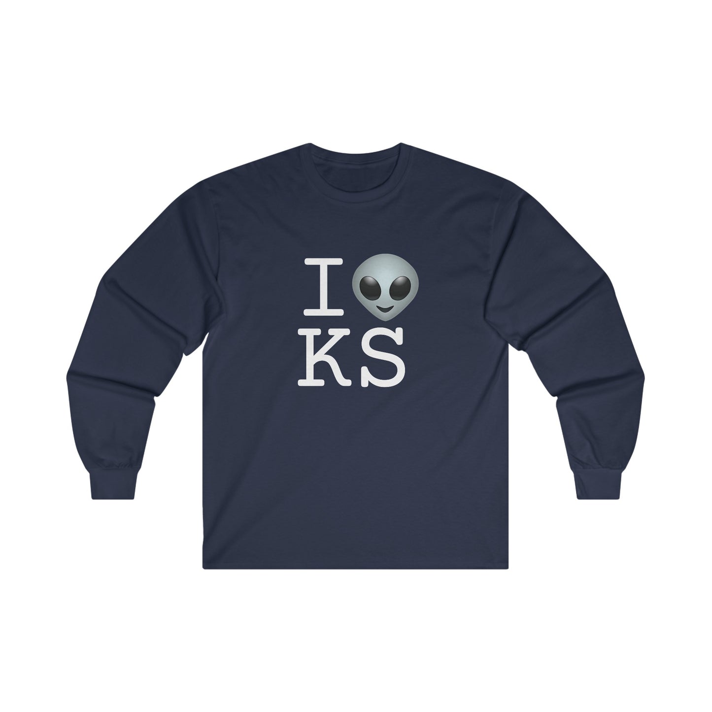 "I Feel Alien in Kansas" Long Sleeve Shirt