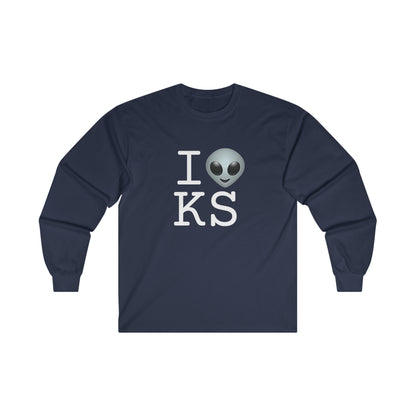 "I Feel Alien in Kansas" Long Sleeve Shirt