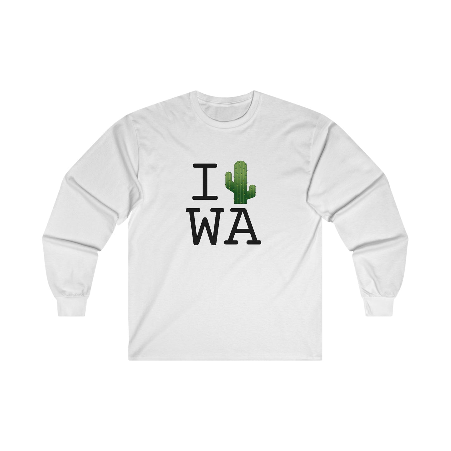 "I Cactus Washington" Long Sleeve Shirt