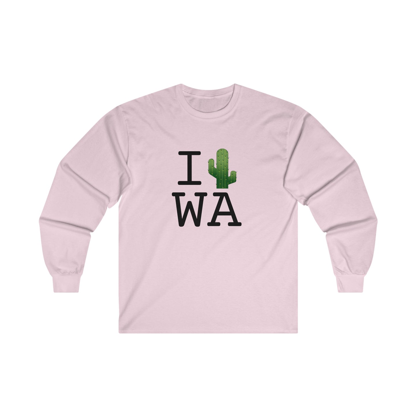 "I Cactus Washington" Long Sleeve Shirt