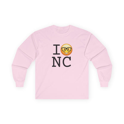 "I'm a Nerd about North Carolina" Long Sleeve Shirt