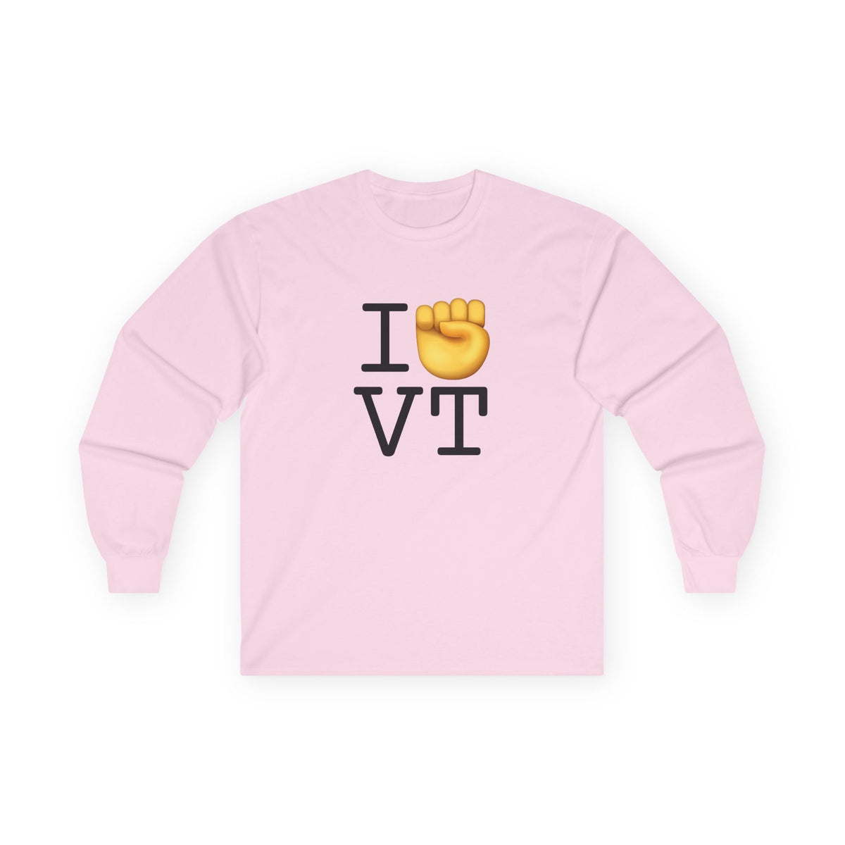 "I Raise my Fist with Vermont" Long Sleeve Shirt