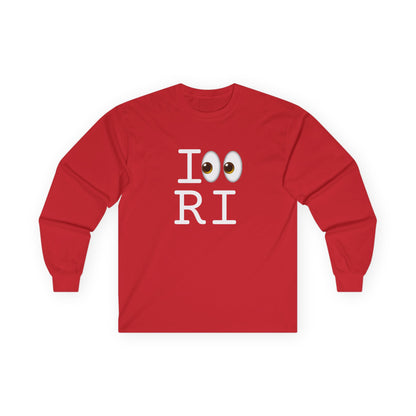 "I Look at Rhode Island" Long Sleeve Shirt