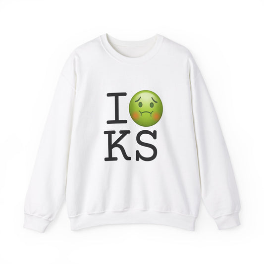 "I'm Nauseous about Kansas" Sweatshirt