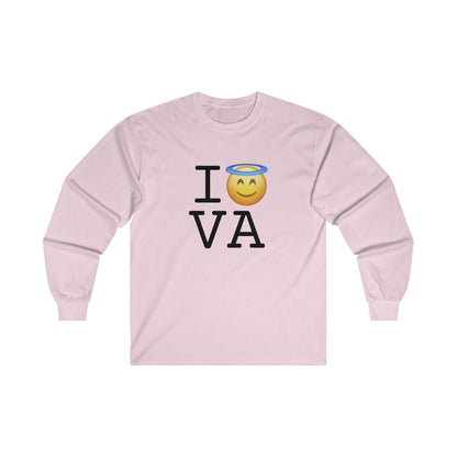 "I'm an Angel in Virginia" Long Sleeve Shirt