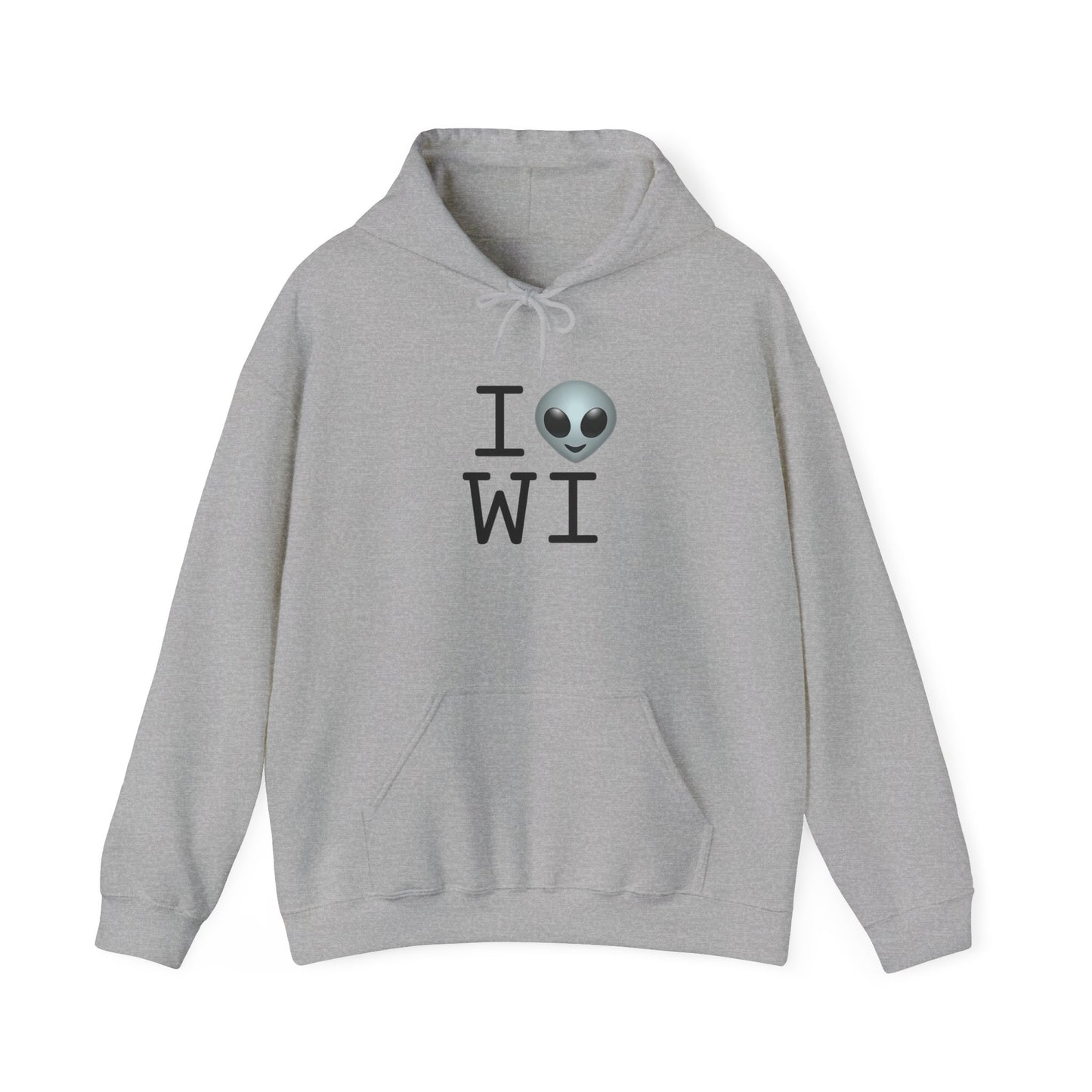 "I Feel Alien in Wisconsin" Hoodie