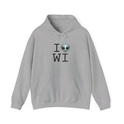 "I Feel Alien in Wisconsin" Hoodie