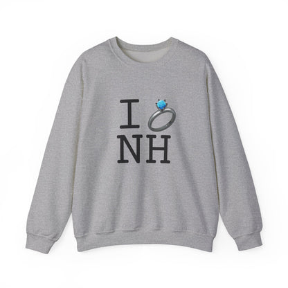 "I'm Married to (Diamond Ring) New Hampshire" Sweatshirt