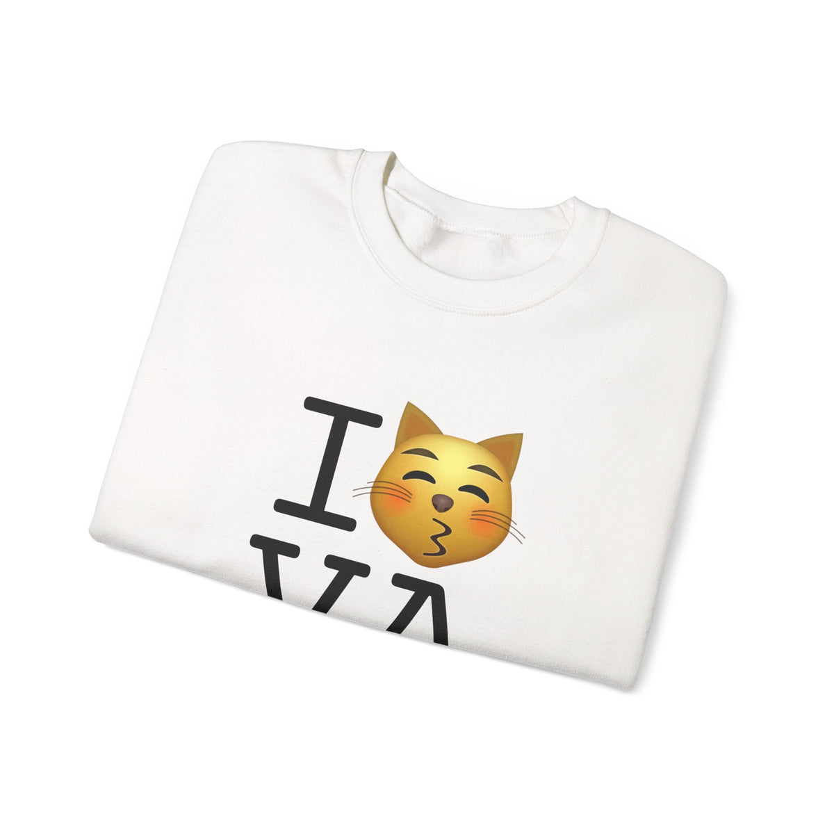 "I'm a Kissing Cat toward Virginia" Sweatshirt