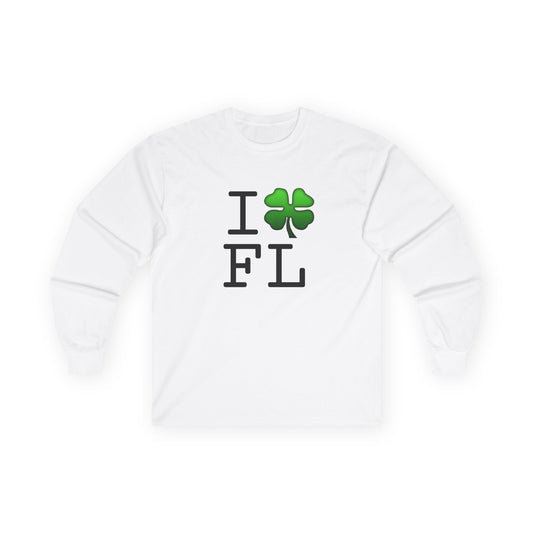 "I'm Lucky (Clover) in Florida" Long Sleeve Shirt