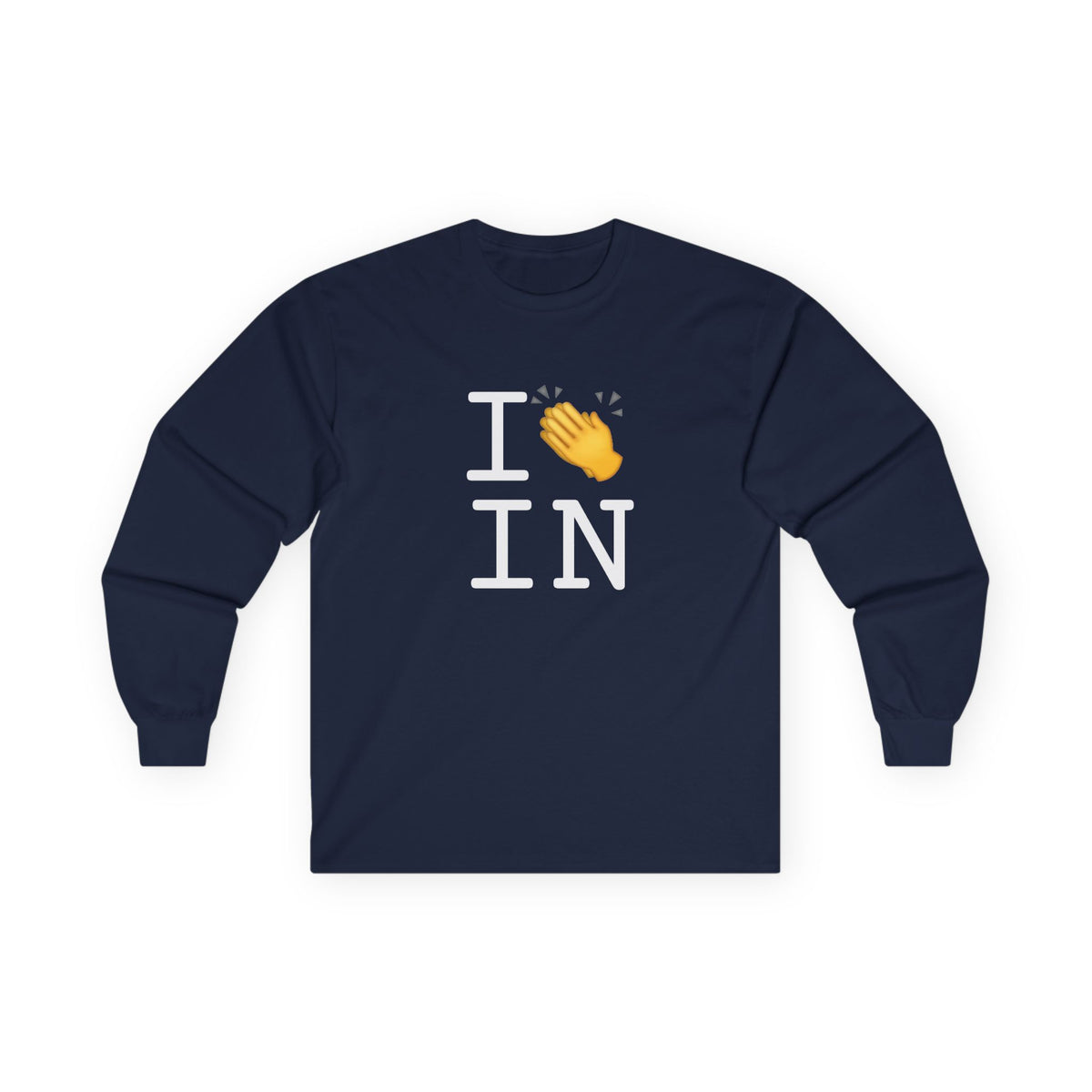 "I Applaud Indiana" Long Sleeve Shirt