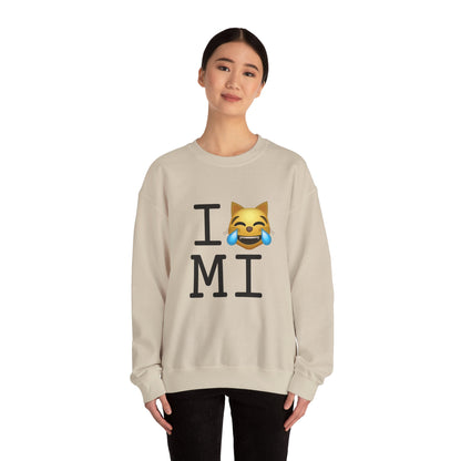 "I'm Laughing like a Cat at Michigan" Sweatshirt