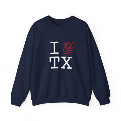 "I Keep it 100 in Texas" Sweatshirt
