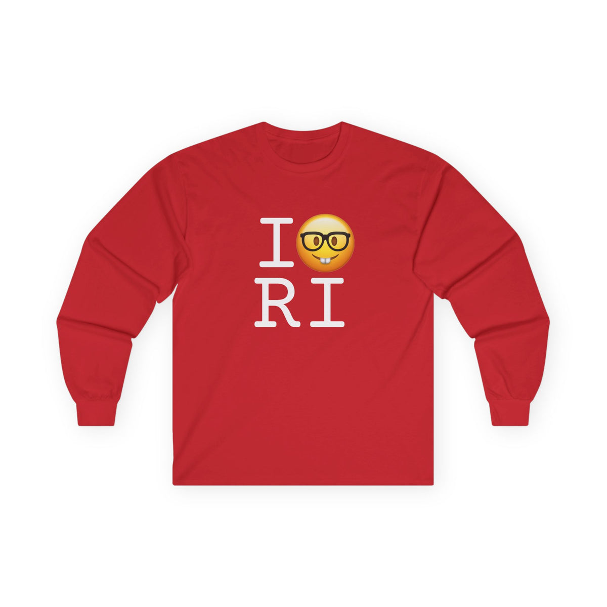 "I'm a Nerd about Rhode Island" Long Sleeve Shirt