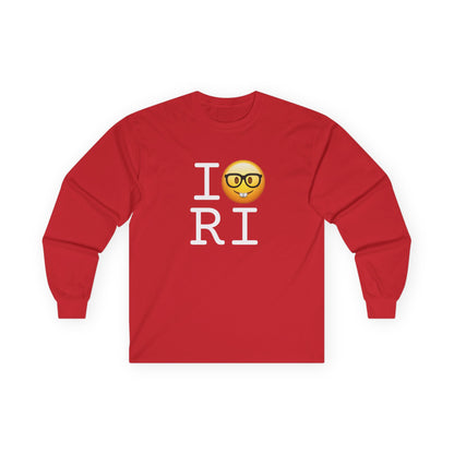 "I'm a Nerd about Rhode Island" Long Sleeve Shirt