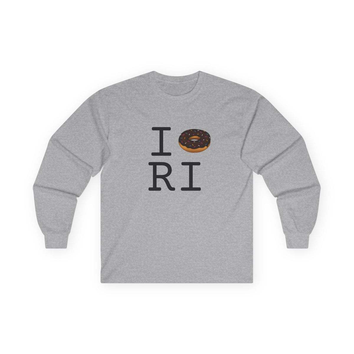 "I Donut Rhode Island" Long Sleeve Shirt