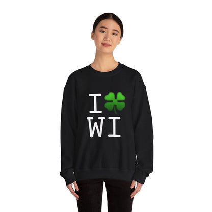 "I'm Lucky (Clover) in Wisconsin" Sweatshirt