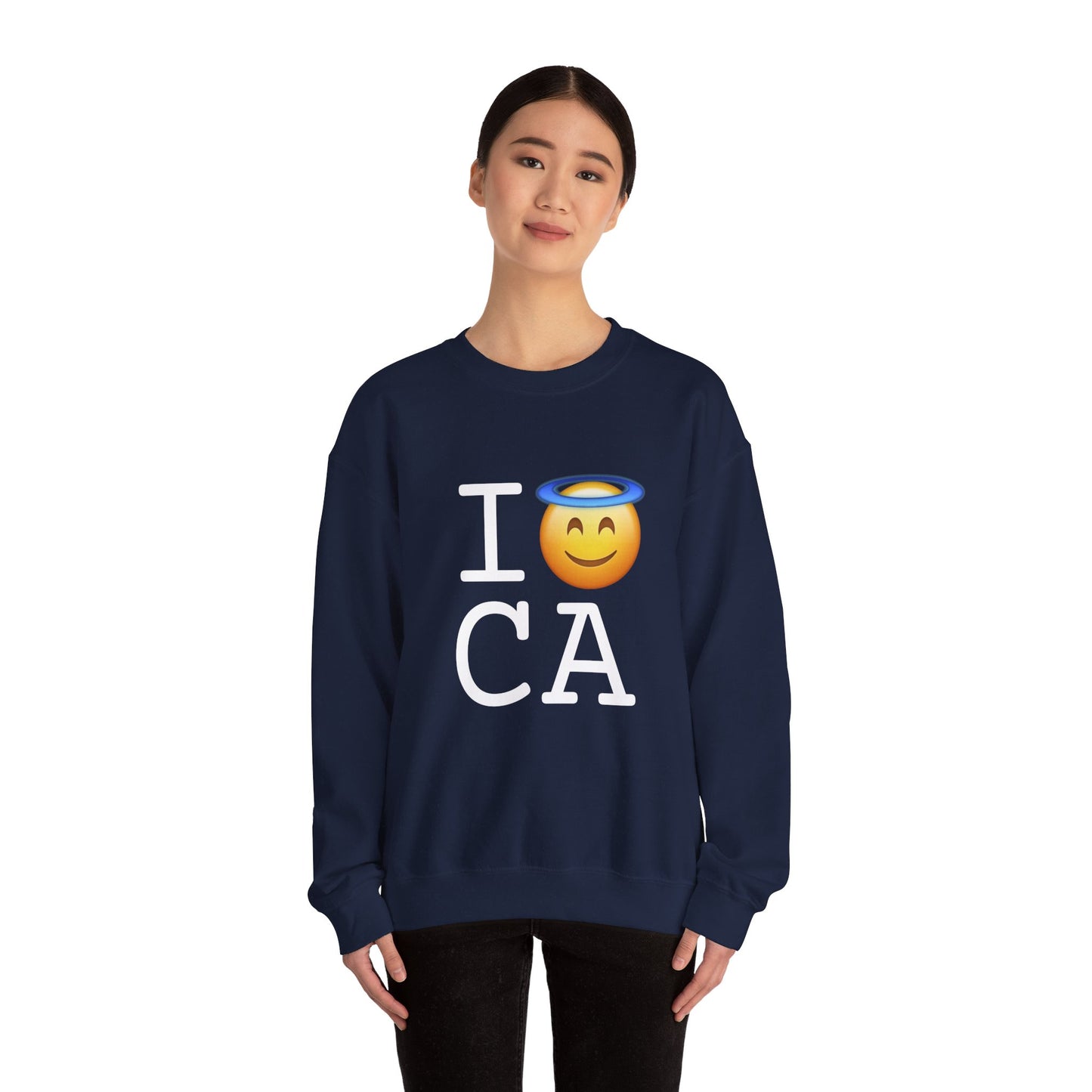 "I'm an Angel in California" Sweatshirt