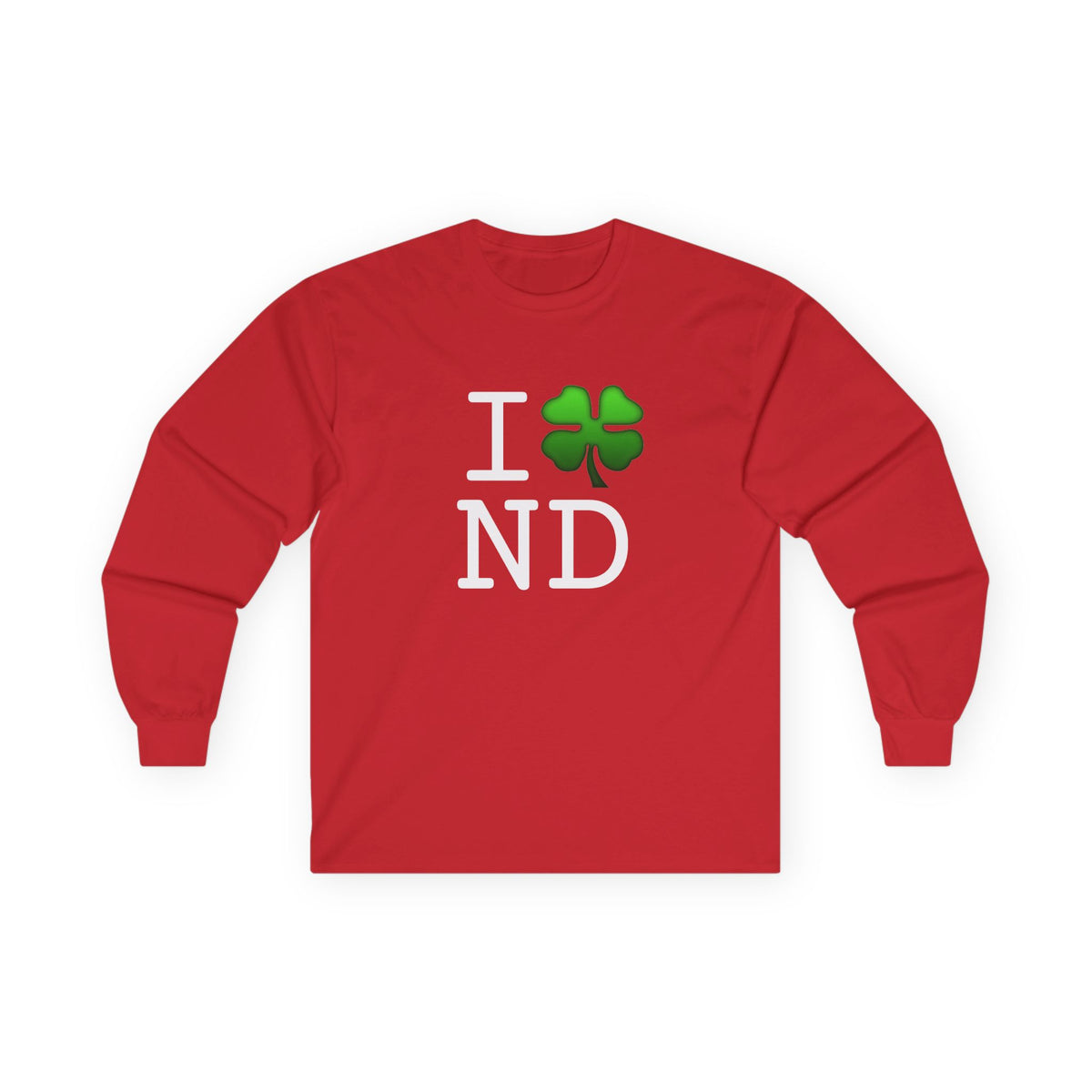 "I'm Lucky (Clover) in North Dakota" Long Sleeve Shirt