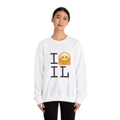 "I Hug Illinois" Sweatshirt