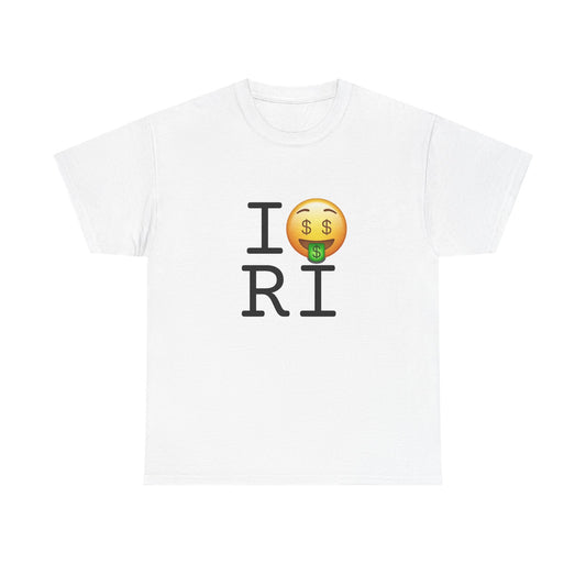 "I Get Rich in Rhode Island" Tee