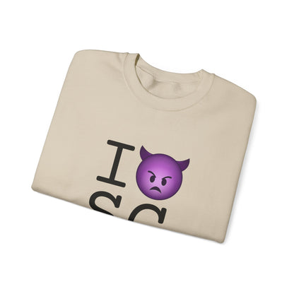 "I'm an Angry Devil about South Carolina" Sweatshirt