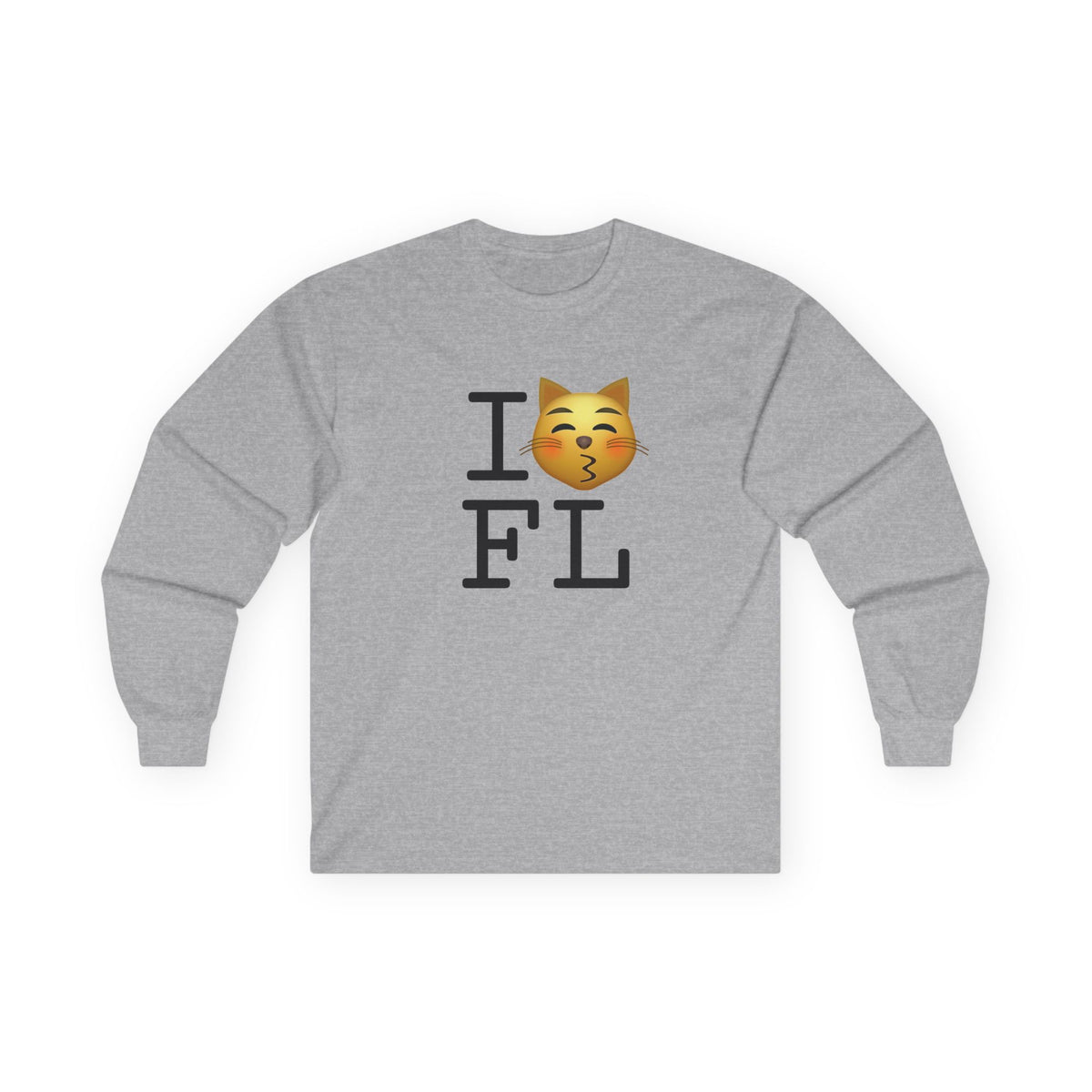 "I'm a Kissing Cat toward Florida" Long Sleeve Shirt