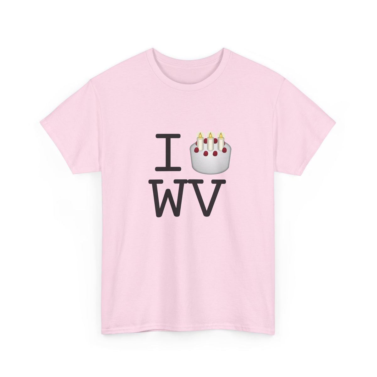 "I Birthday Cake West Virginia" Tee