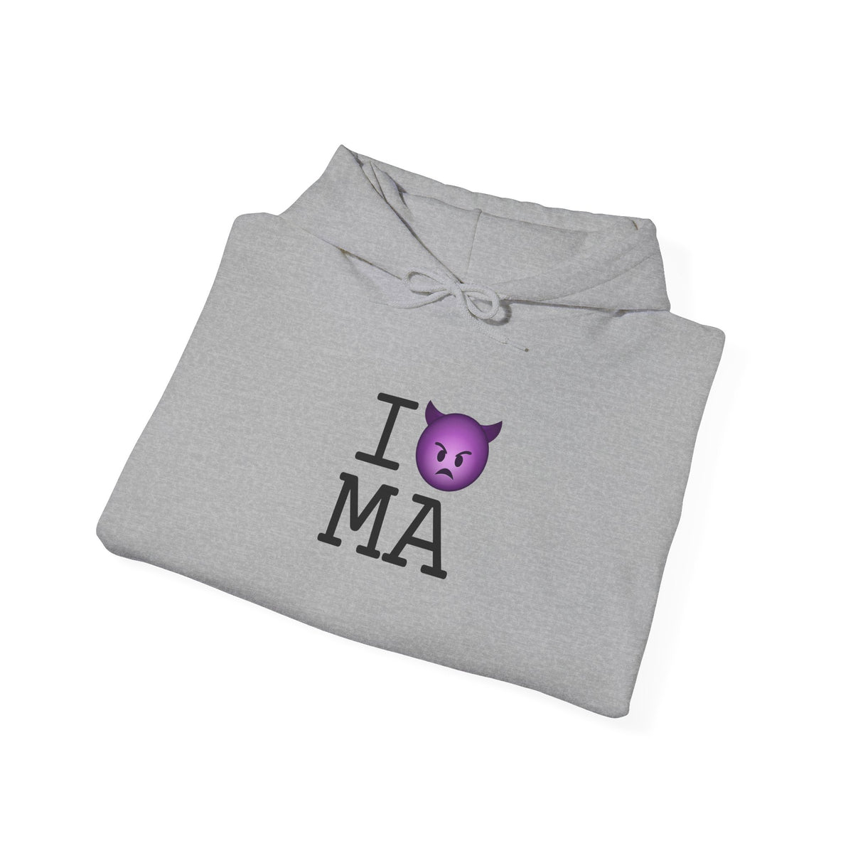 "I'm an Angry Devil about Massachusetts" Hoodie