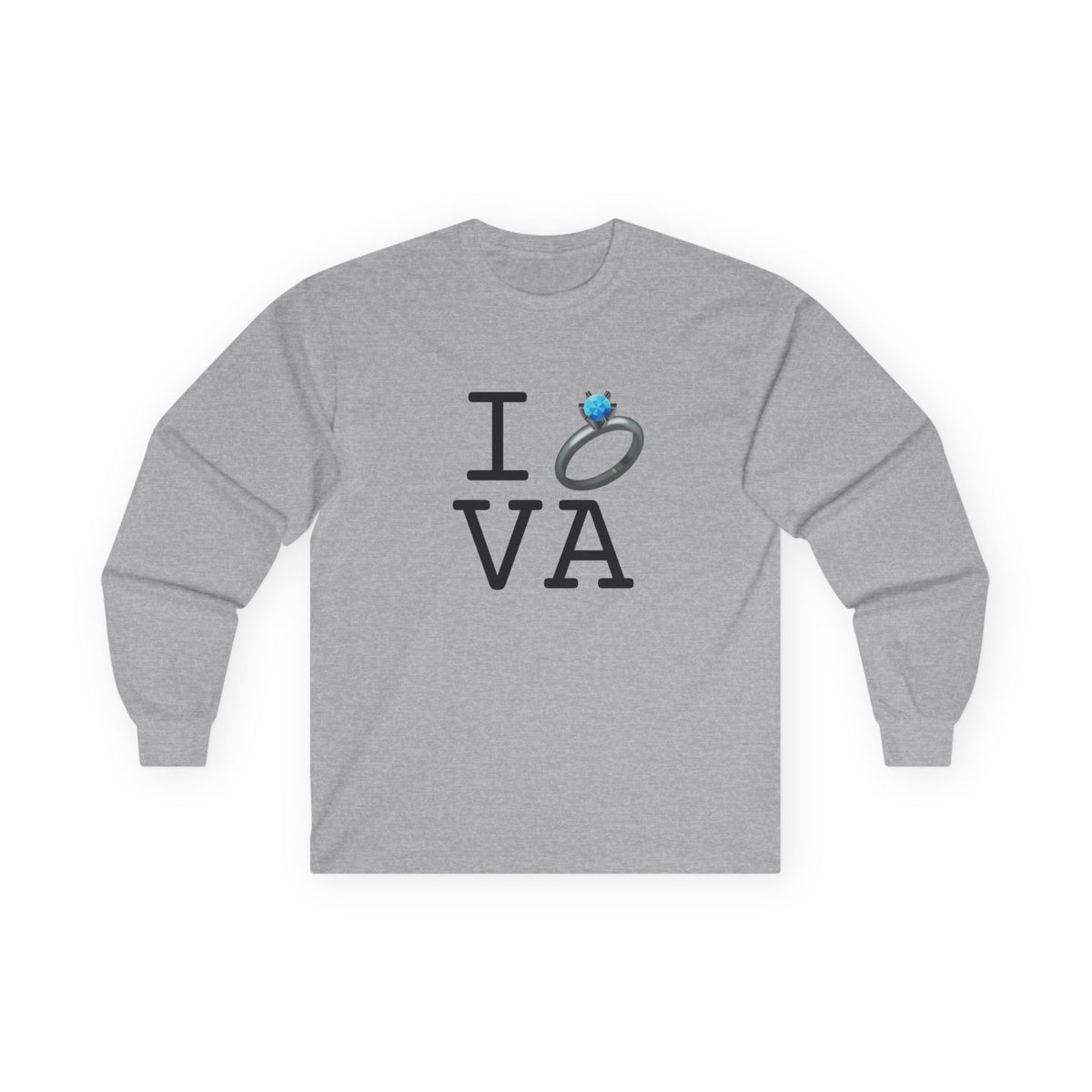 "I'm Married to (Diamond Ring) Virginia" Long Sleeve Shirt