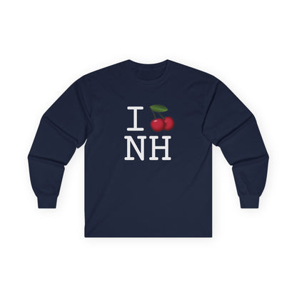"I Cherry New Hampshire" Long Sleeve Shirt