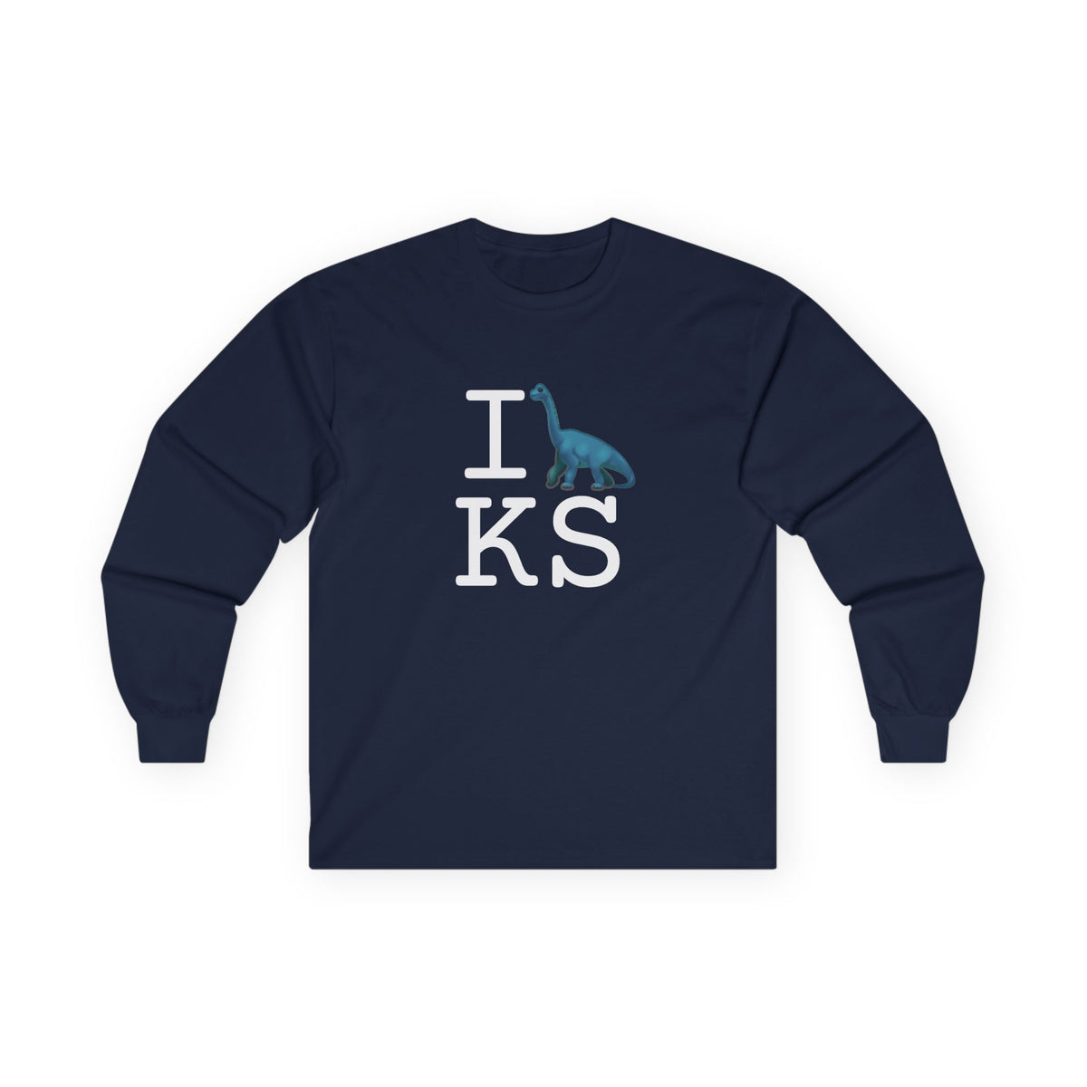 "I'm a Dinosaur in Kansas" Long Sleeve Shirt