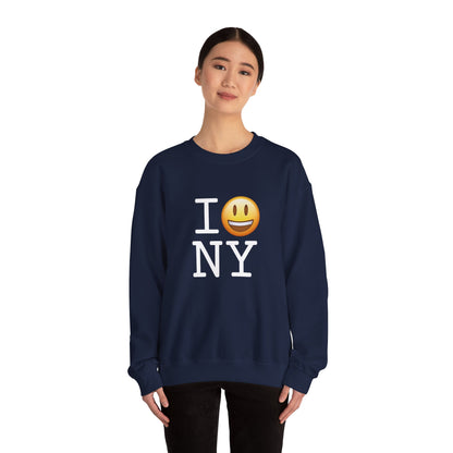 "I'm Happy about New York" Sweatshirt