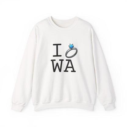 "I'm Married to (Diamond Ring) Washington" Sweatshirt
