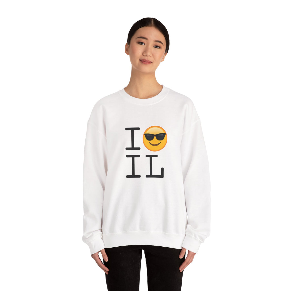 "I'm Cool with Illinois" Sweatshirt